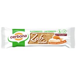 Cerbona gluténmentes karamell-mandula ízű zabszelet 40 g - bio és új hullámos étkezés