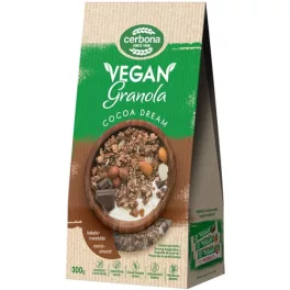Cerbona vegán granola müzli kakaós-mandulás 300 g - bio és új hullámos étkezés