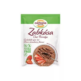 Cerbona gluténmentes zabkása eper-csoki 50 g - bio és új hullámos étkezés