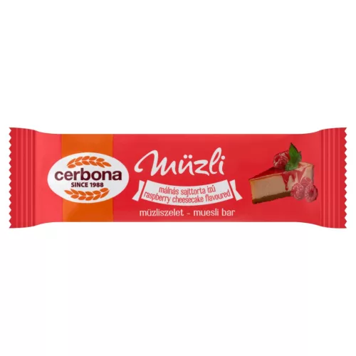 Cerbona szelet málnás sajttorta 20 g