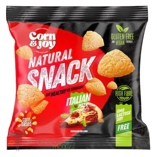 Corn and Joy snack pizza 40 g - bio és új hullámos étkezés