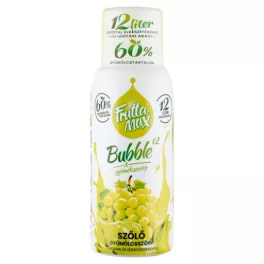 FruttaMax Bubble 12 szőlő gyümölcsszörp 500 ml - bio és új hullámos étkezés