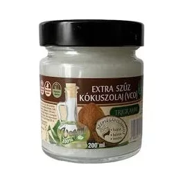 Trigramm extra szűz kókuszolaj vco 200 ml - bio és új hullámos étkezés