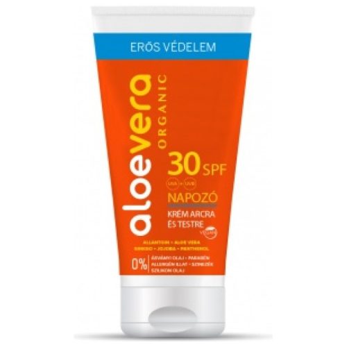 Alveola aloe vera eredeti spf30 napozó krém arcra és testre 50 ml