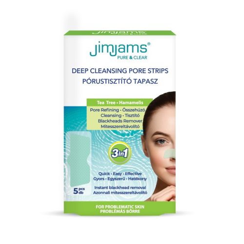 Jimjams pure & clear pórustisztító tapasz 5 db