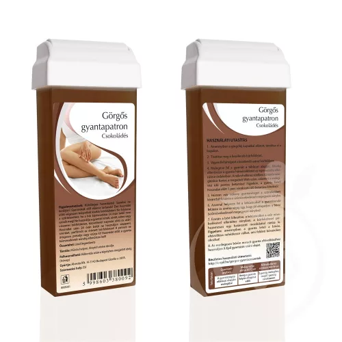 Alveola görgős gyantapatron csokoládé illattal széles görgőfejjel 100 ml - bio és natúr kozmetikumok