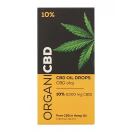 OrganiCBD cbd olaj 10% 1000mg 10 ml - bio és vegán étrendkiegészítők