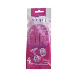X-Epil eldobható női borotva 2 pengés 4 db - bio és natúr kozmetikumok