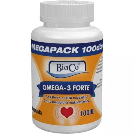 Bioco omega-3 forte kapszula 100 db - bio és vegán étrendkiegészítők