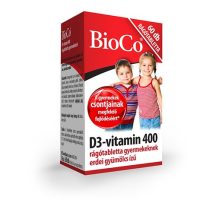   Bioco d3-vitamin 400 rágótabletta gyerekeknek 60 db erdei gyümölcs ízű