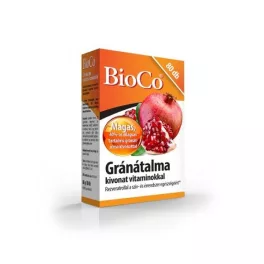 Bioco gránátalma kivonat tabl. 80 db - bio és vegán étrendkiegészítők