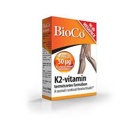 Bioco k2 vitamin tabletta 90 db - bio és vegán étrendkiegészítők