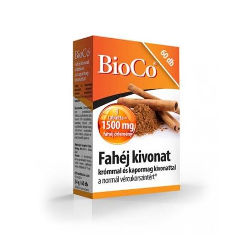 Bioco fahéj kivonat tabletta 60 db