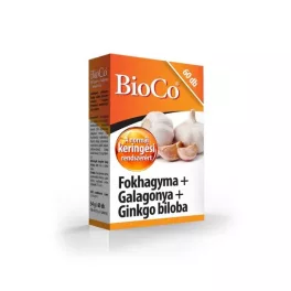 Bioco fokhagyma+galagonya+gingko biloba tabletta 60 db - bio és vegán étrendkiegészítők