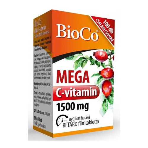 Bioco mega c-vitamin családi csomag 1500 mg kapszula 100 db