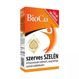 Bioco szerves szelén megapack kapszula 120 db - bio és vegán étrendkiegészítők