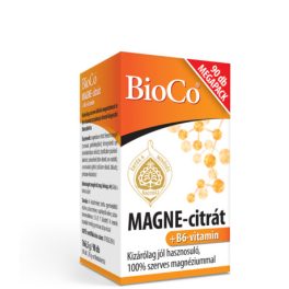 Bioco magne-citrát+b6 vitamin megapack 90db - bio és vegán étrendkiegészítők