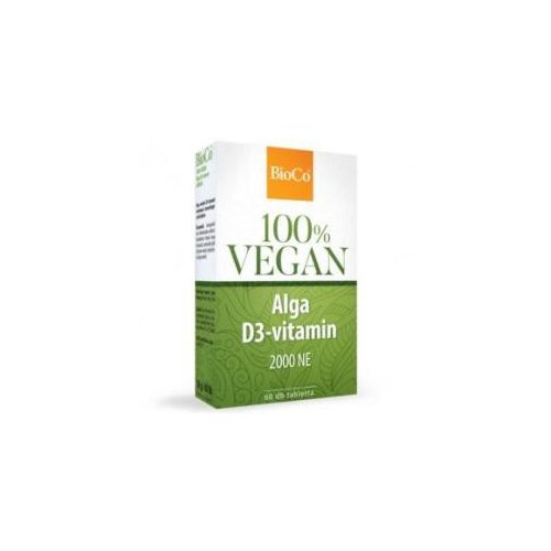 Bioco vegan alga D3-vitamin 2000 NE kapszula 60 db