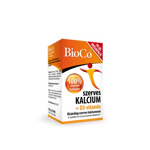 BIOCO SZERVES KALCIUM+D3 VIT. TABL.90DB