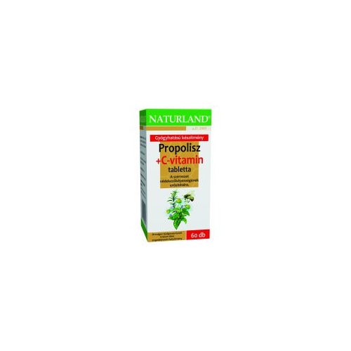 Naturland propolisz+c-vitamin tabletta 60 db