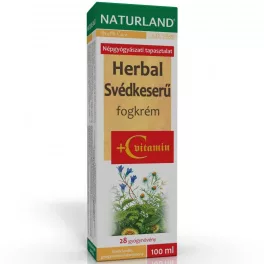 Naturland svédkeserü fogkrém+c vitamin 100 ml - bio és natúr kozmetikumok
