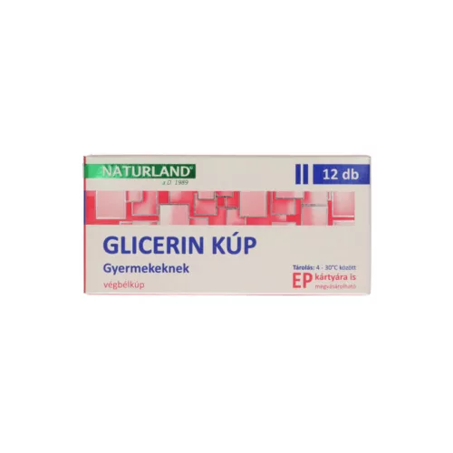 Naturland glicerin kúp gyerekeknek 1500mg 12 db