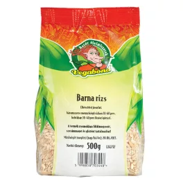 Vegabond barna rizs 500g - bio és új hullámos étkezés