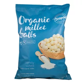 Biopont bio extrudált kölesgolyó enyhén sós 100 g - bio és új hullámos étkezés
