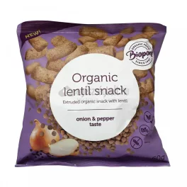 Biopont bio extrudált lencse, hagymás-borsos 60 g - bio és új hullámos étkezés