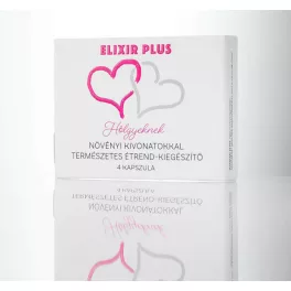 Elixir plus - étrendkiegészítő kapszula nőknek (4db) - bio és natúr intim együttléthez