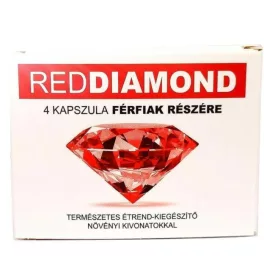 Red diamond - természetes étrend-kiegészítő férfiaknak (4db) - bio és natúr intim együttléthez