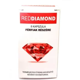 Red diamond - természetes étrend-kiegészítő férfiaknak (8db) - bio és natúr intim együttléthez