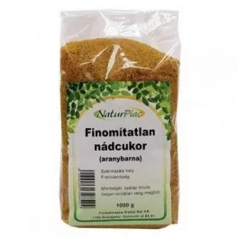 Naturpiac finomítatlan nádcukor aranybarna 1000 g - bio és új hullámos étkezés