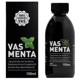 Vasmenta liposzómás vas tartalmú folyékony étrend-kiegészítő 150 ml - bio és vegán étrendkiegészítők