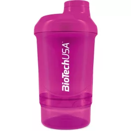   BiotechUSA Keverőpalack Biotech Wave+ Nano 300ml (+150ml) magenta