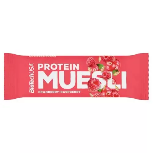 BiotechUSA Protein Muesli 30g áfonya-málna 