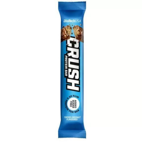 Biotech crush bar toffee&kókusz fehérjeszelet 64 g - bio és új hullámos étkezés