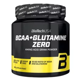 Biotechusa bcaa+glutamine zero 480g barackos ice tea