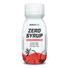 Biotechusa laktózmentes zero syrup eper 320ml - bio és új hullámos étkezés