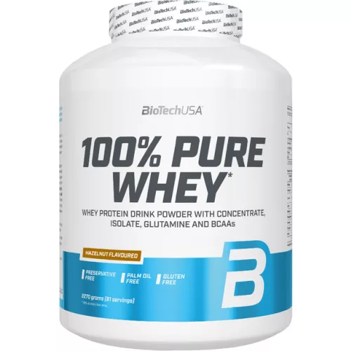 Biotechusa 100% pure whey 2270g mogyoró