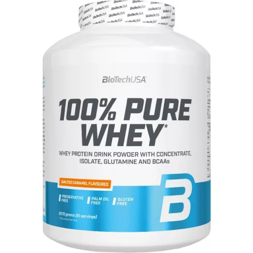 BiotechUSA 100% Pure Whey 2270g sós karamell