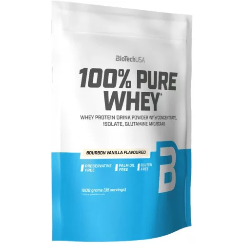BiotechUSA 100% Pure Whey 1000g bourbon vanília