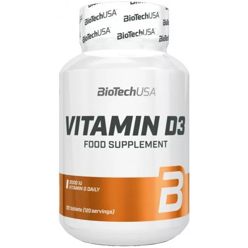 BiotechUSA Vitamin D3 50mcg 120 tbl