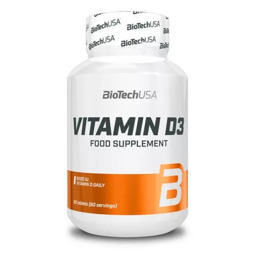 BiotechUSA Vitamin D3 50mcg 60 tbl