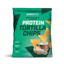   BiotechUSA Protein Tortilla Chips 50g hagymás-tejfölös 16/dob
