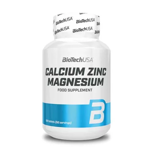 Biotech calcium-zinc-magnesium tabletta 100 db