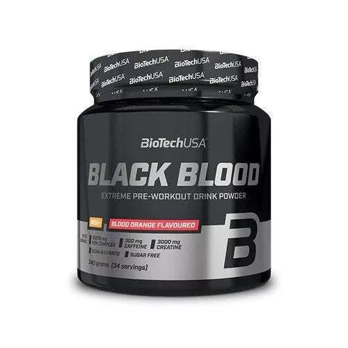 BiotechUSA Black Blood NOX+ 340g vérnarancs