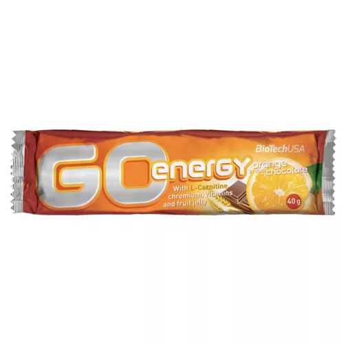 BiotechUSA Go Energy 40g étcsokoládés-narancs .