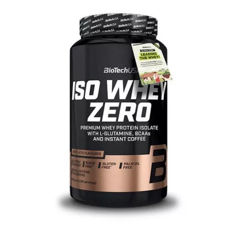 BiotechUSA Iso Whey Zero 908g caffé latte