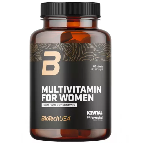 BiotechUSA Multivitamin for Women from organic sources 60 tbl